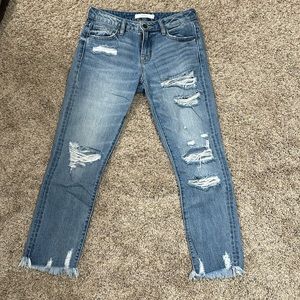 Hidden distressed Jeans size 25